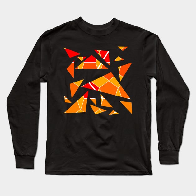 The Pentagon - Sunset Long Sleeve T-Shirt by Fun Funky Designs